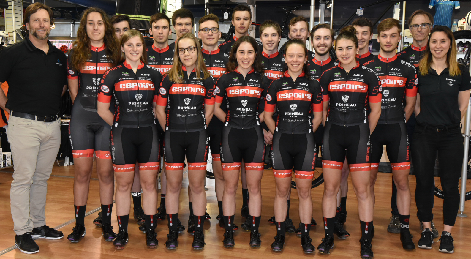 Equipe Elite au Magasin Primeau Velo Equipe Elite au Magasin Primeau Velo
